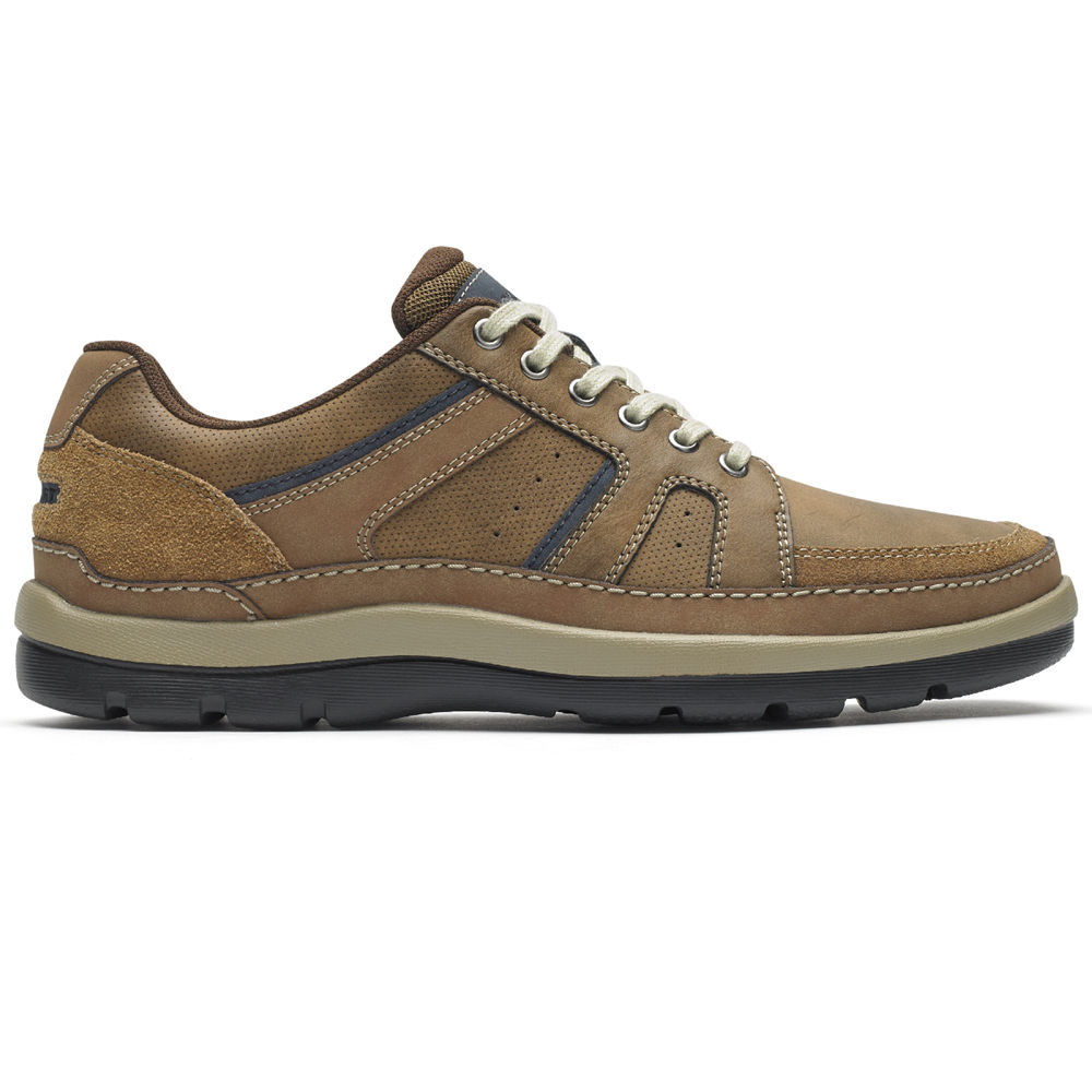 Rockport Mens Get Your Kicks Mudguard Blucher - Sneakers Brown - HZK027853